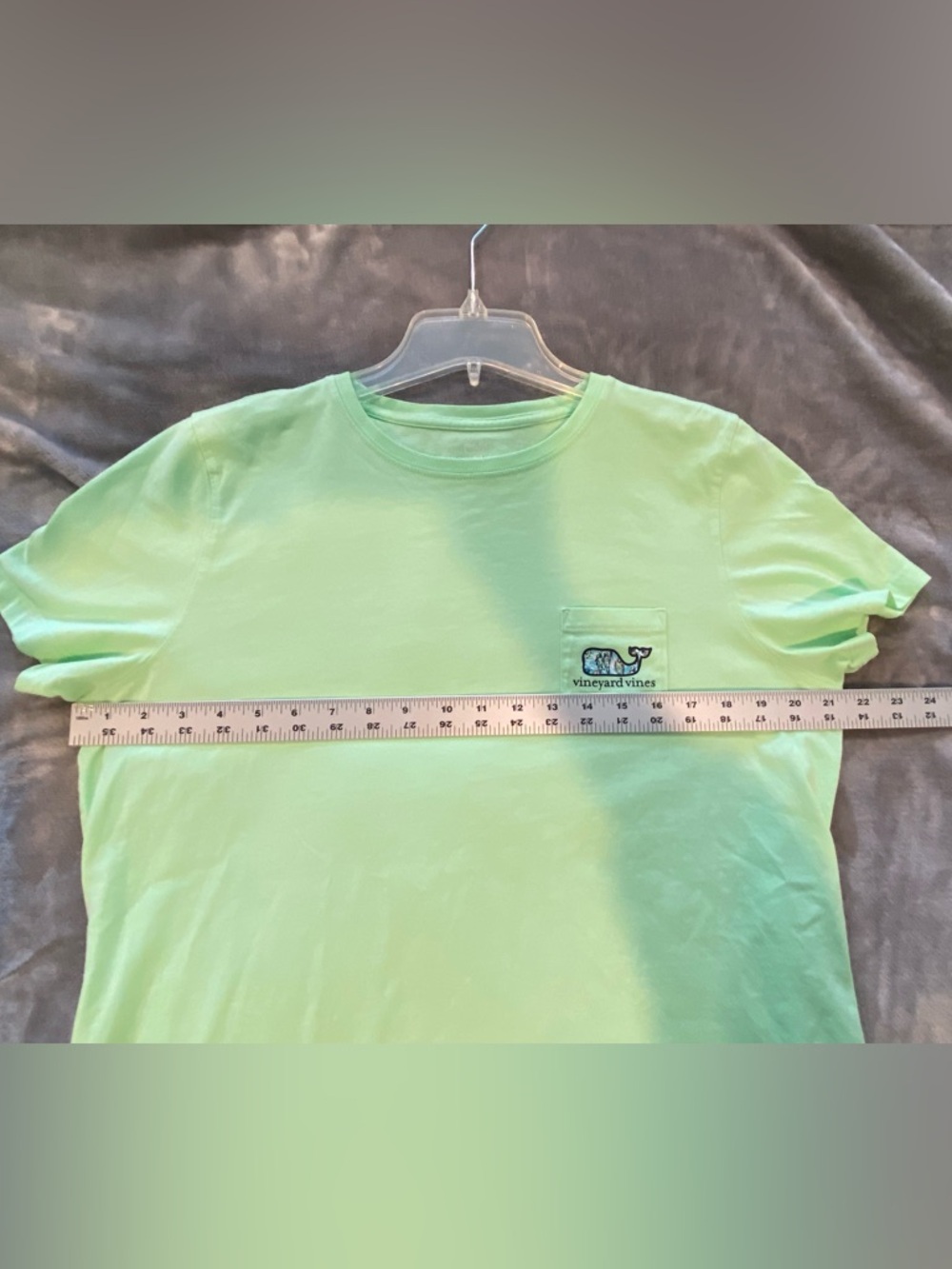 Womens Vineyard Vines Shirt L Green Whale Parrots Tropical Palm Trees Buffet Tee - Picture 7 of 9